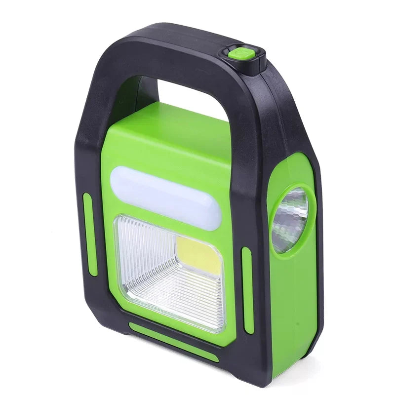 Rechargeable LED Floodlight, Solar Charging With Powerbank