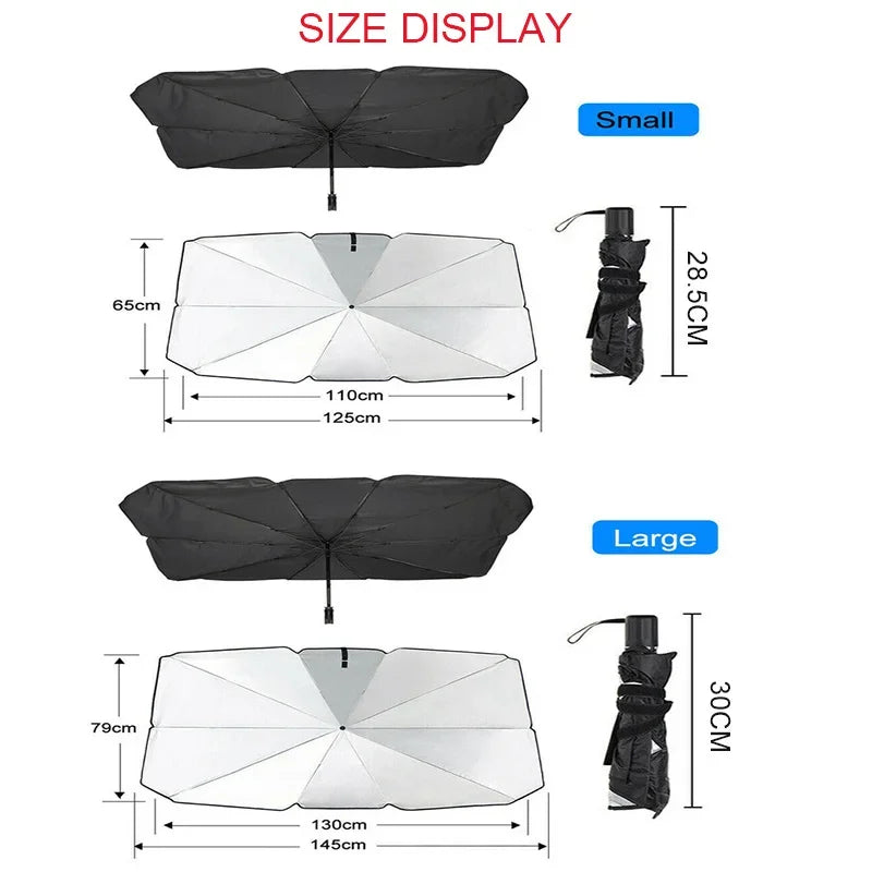 Car Front Window Sunshade Covers