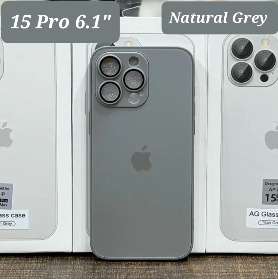 Titanium AG glass Case