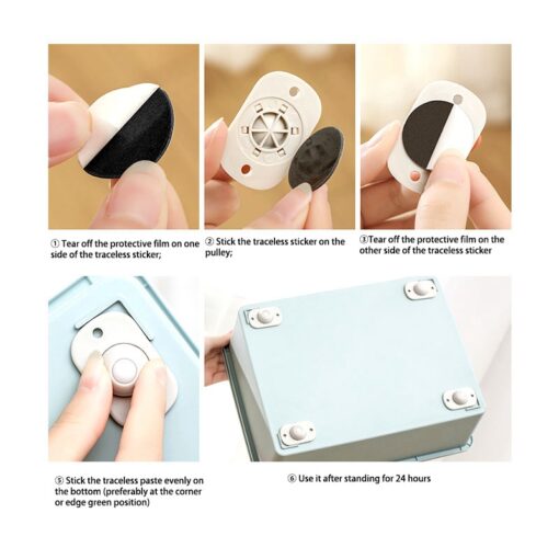 Self-adhesive Pulley Wheel