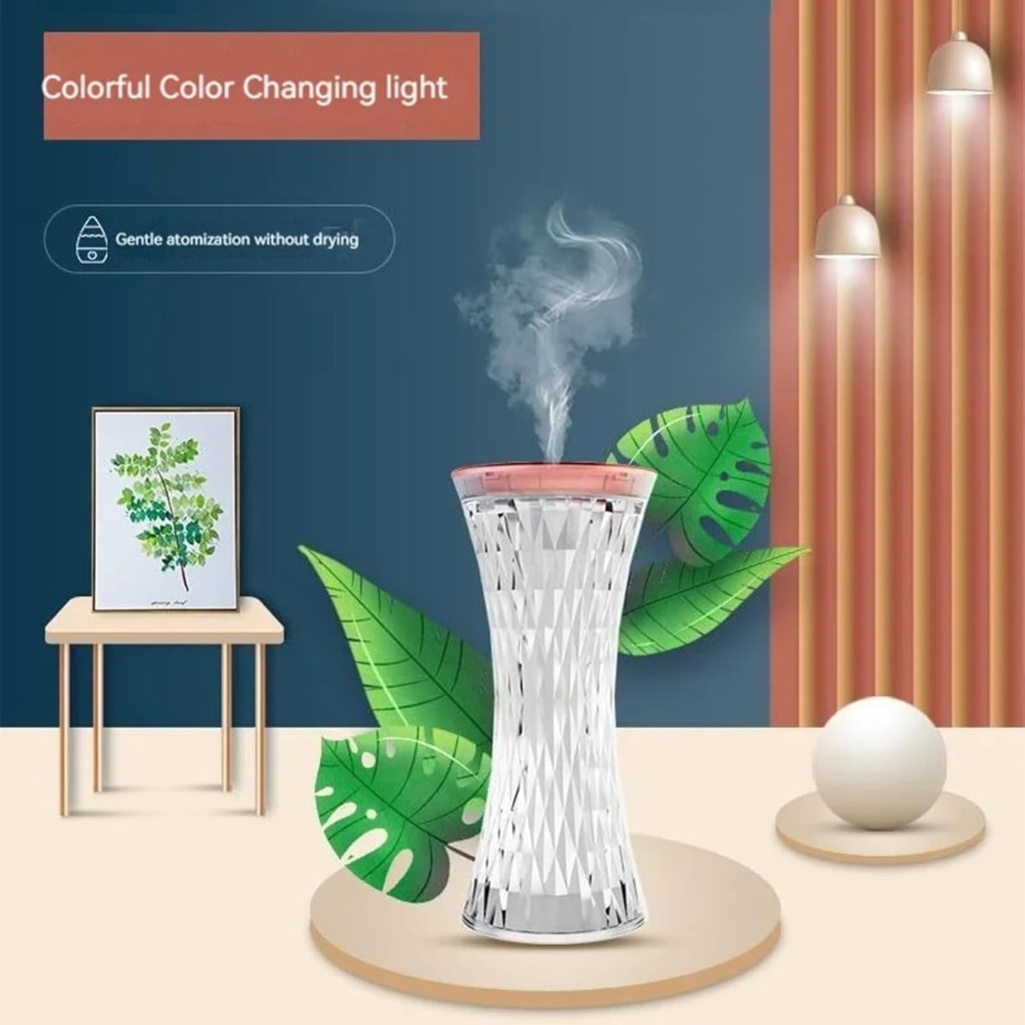 Air Humidifier -270ml Aroma Desktop Air Humidifier Diffuser