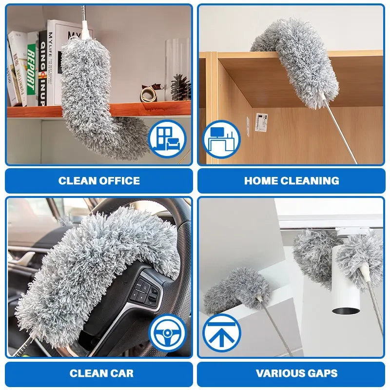 Long Handle Cleaning Fan Duster