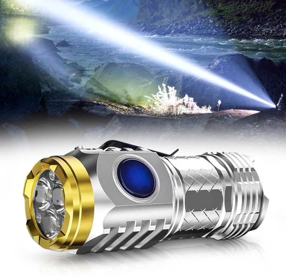 Three-Eyed Monster Mini Flash Super Power Flashlight