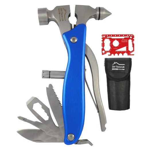 16-in-1 emergency hammer multifunctional tool