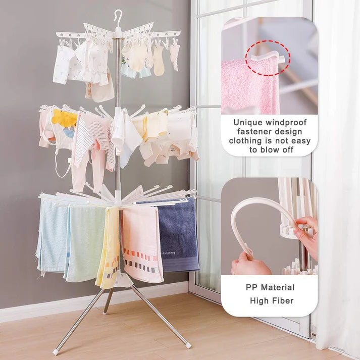 Laundry Clothes Drying Rack