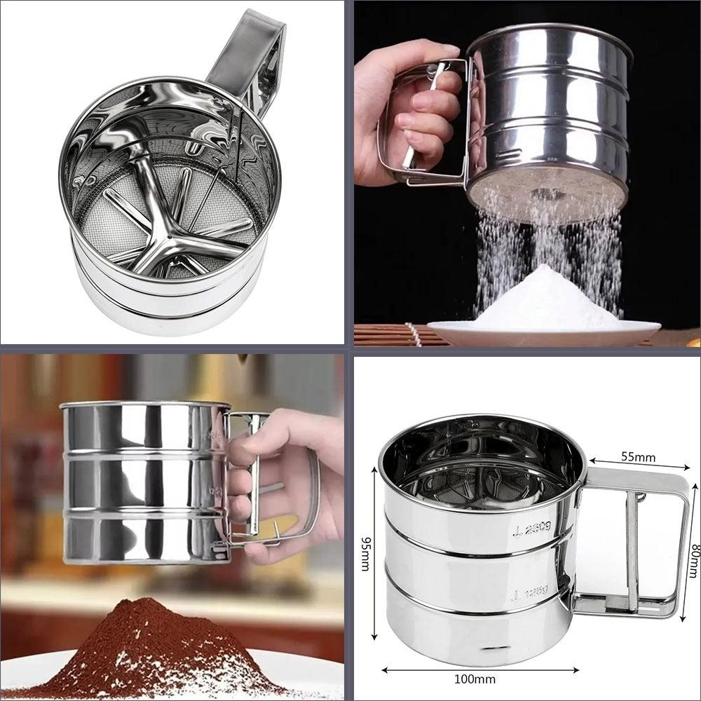 Flour Sifter Stainless Steel