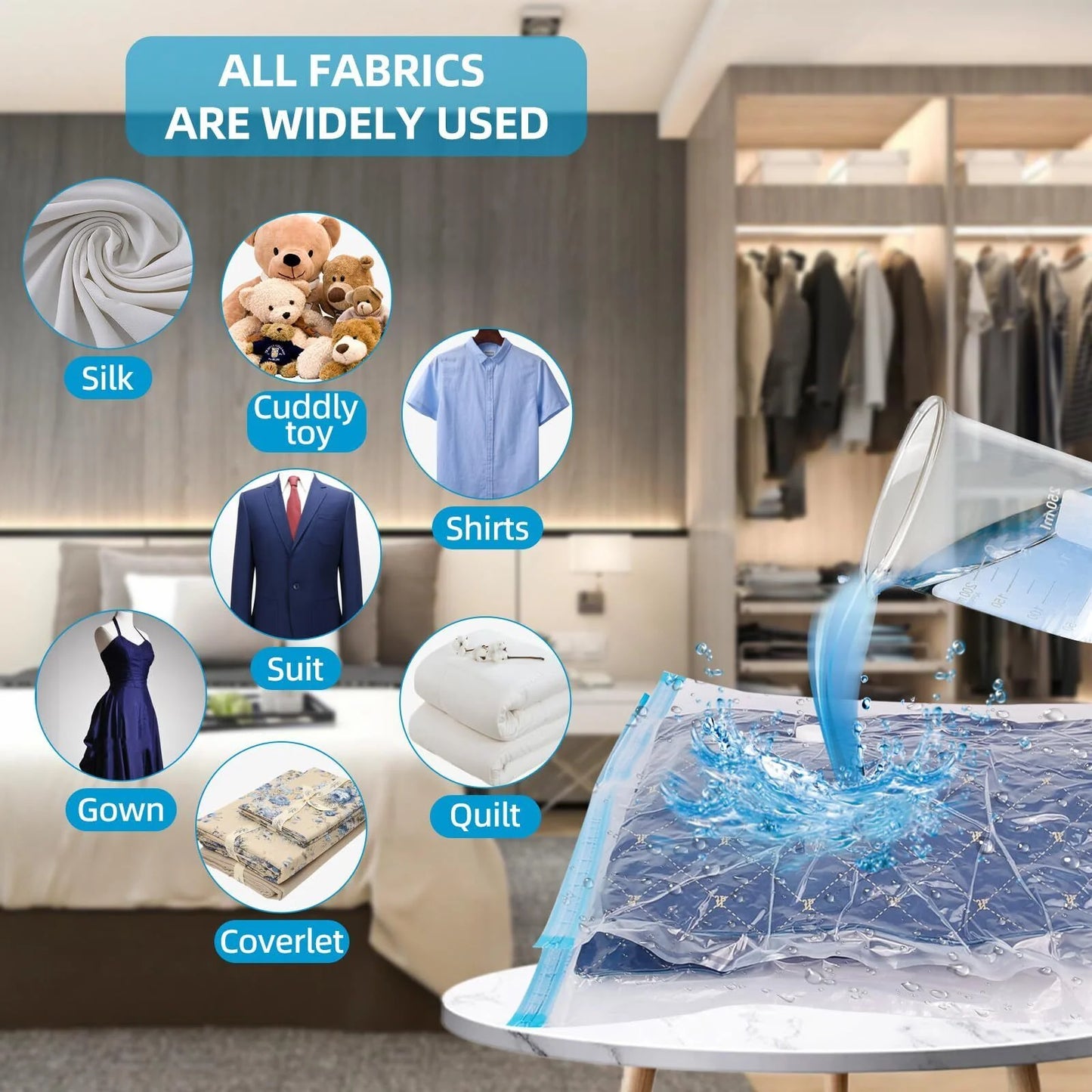 Vacuum bag With Pump