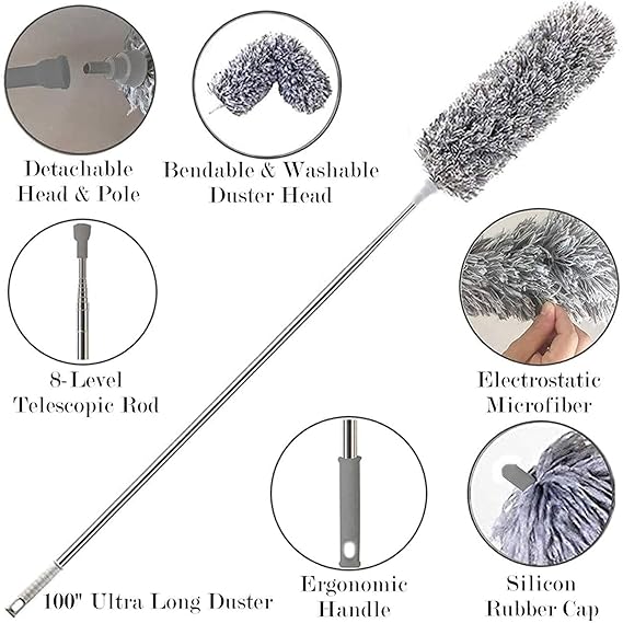 Long Handle Cleaning Fan Duster
