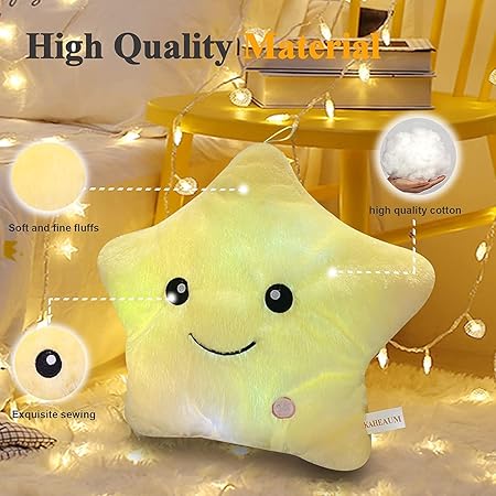 Led Light Star Pillow