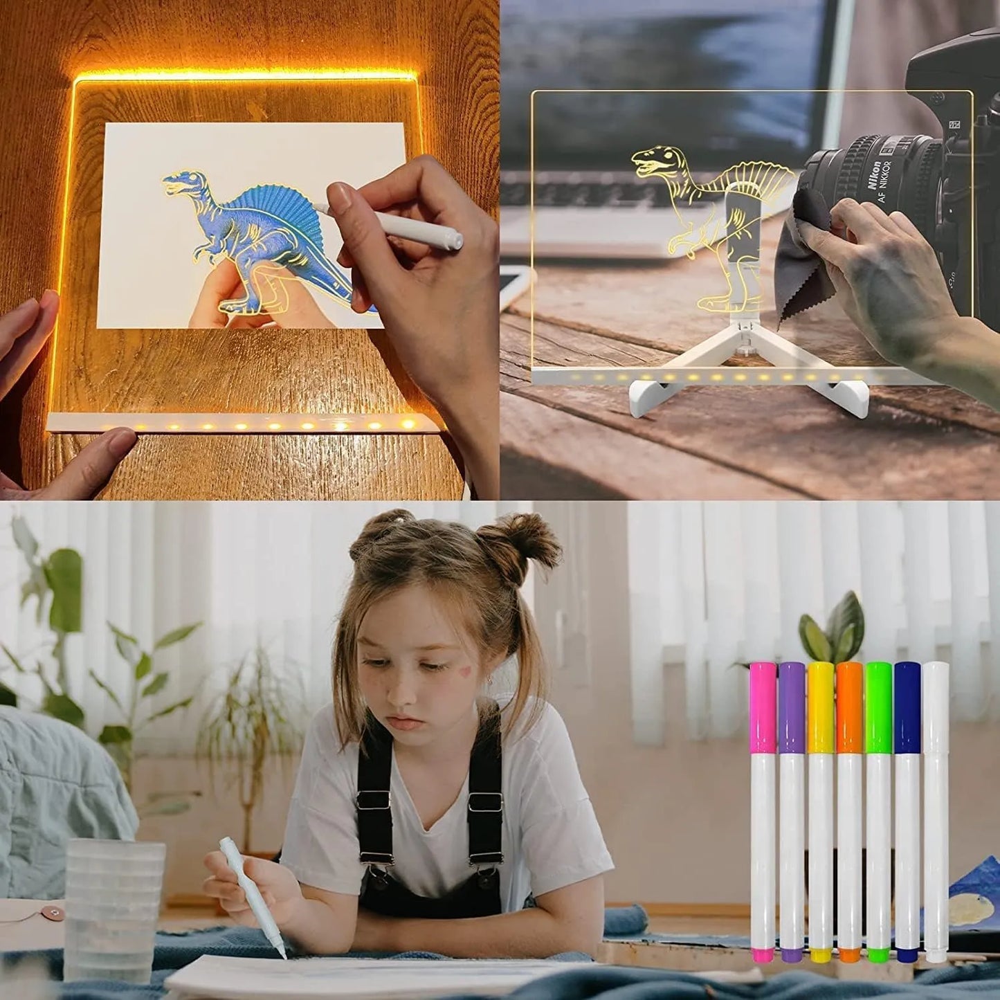3D Acrylic Writing Pad