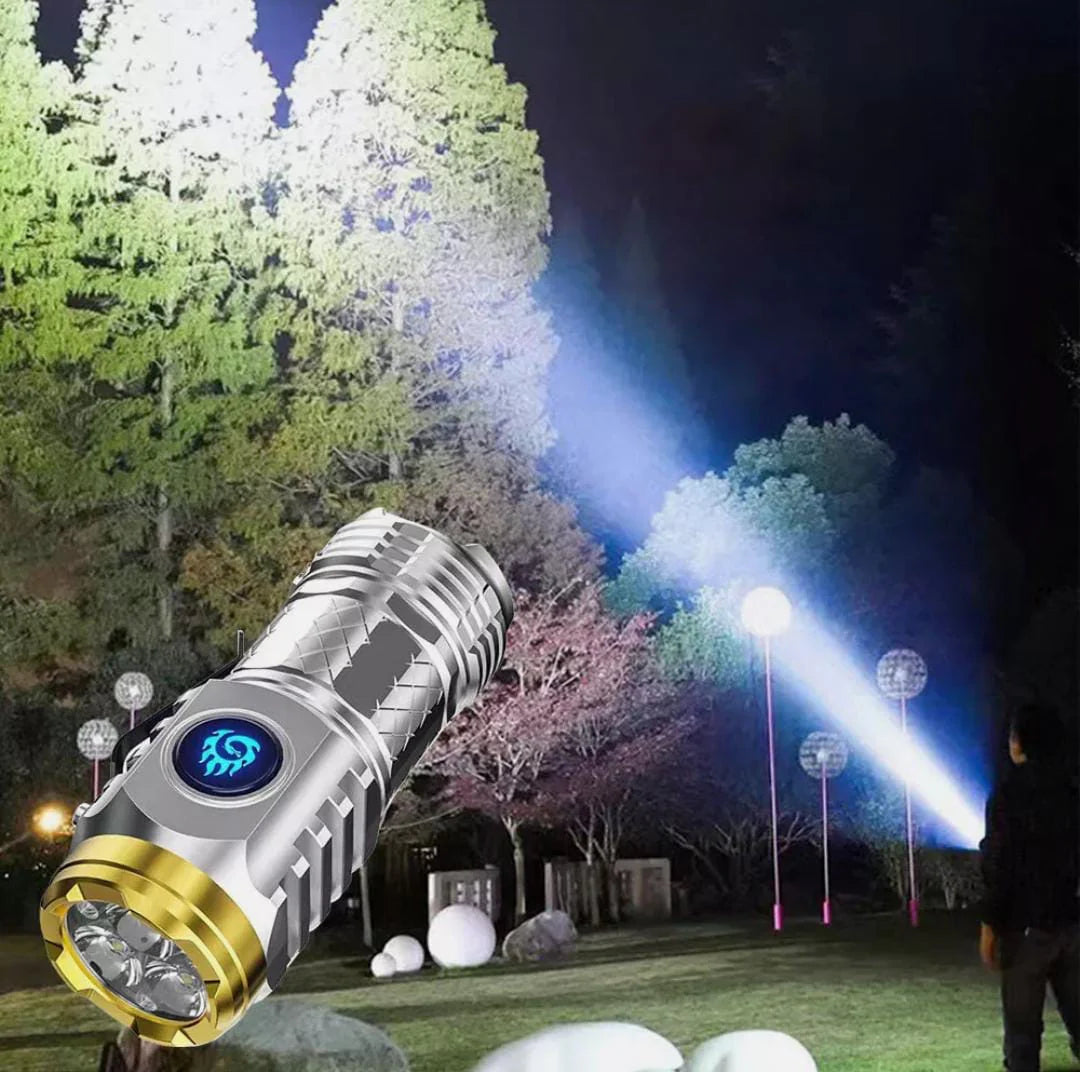 Three-Eyed Monster Mini Flash Super Power Flashlight