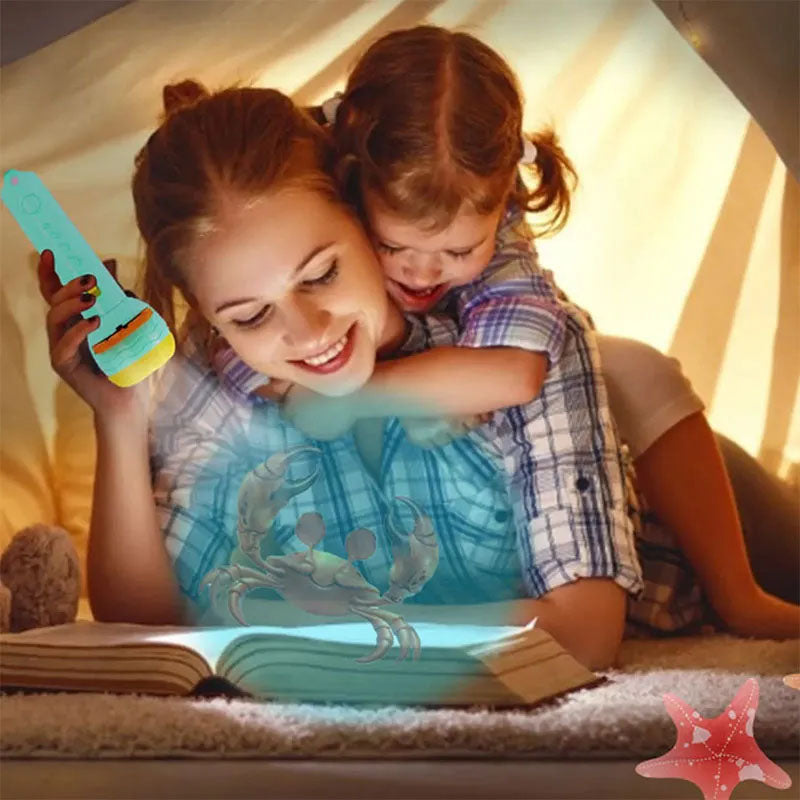 Kids Fun Slide Projector Torch
