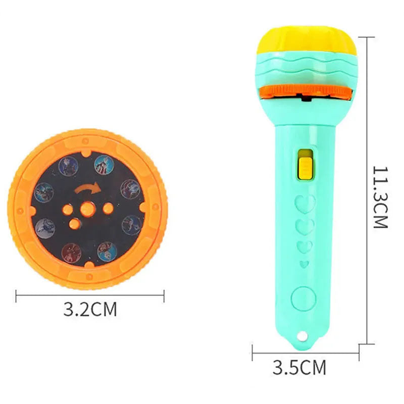 Kids Fun Slide Projector Torch