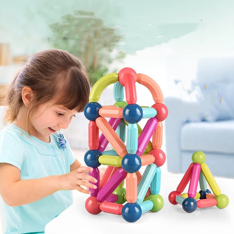 DIY Magnetic Sticks Blocks