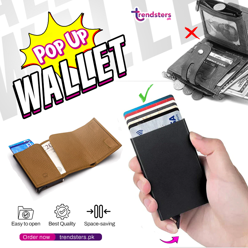 RFID Pop Up Wallet