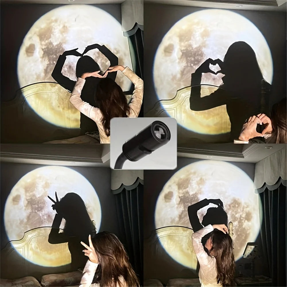 Moon Earth Projector Night Light