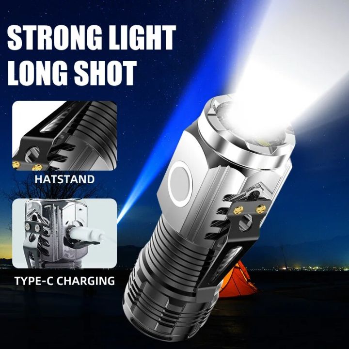 Three-Eyed Monster Mini Flash Super Power Flashlight