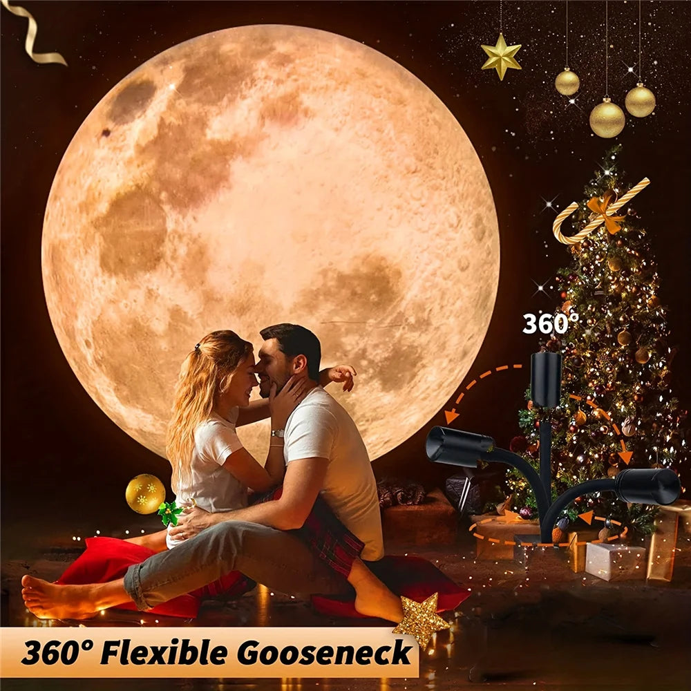 Moon Earth Projector Night Light
