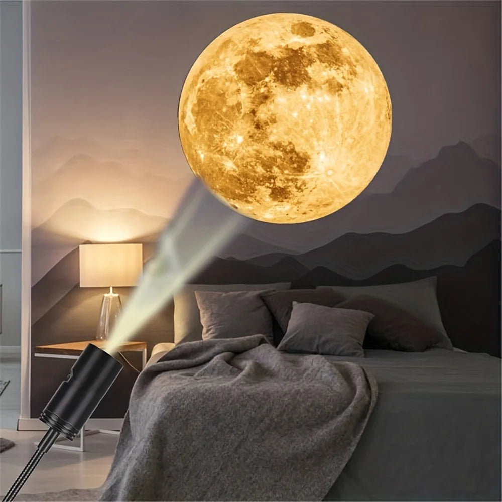 Moon Earth Projector Night Light