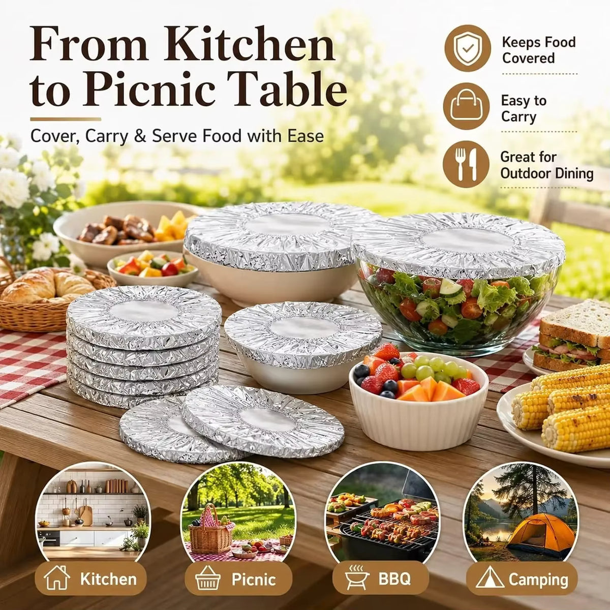 Disposable Food Cover Foil Films