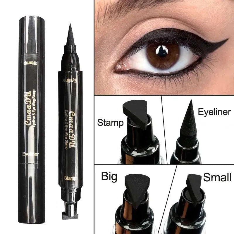 Waterproof Double Ended Eyeliner Pencil & Stamp
