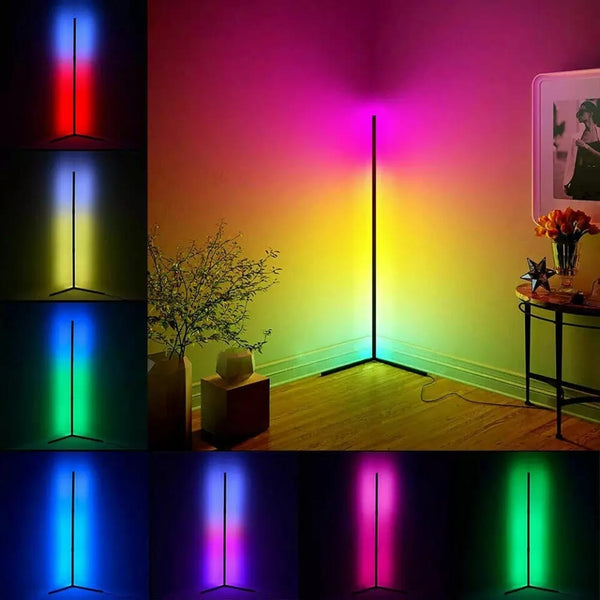 RGB Corner Floor Lamp Light