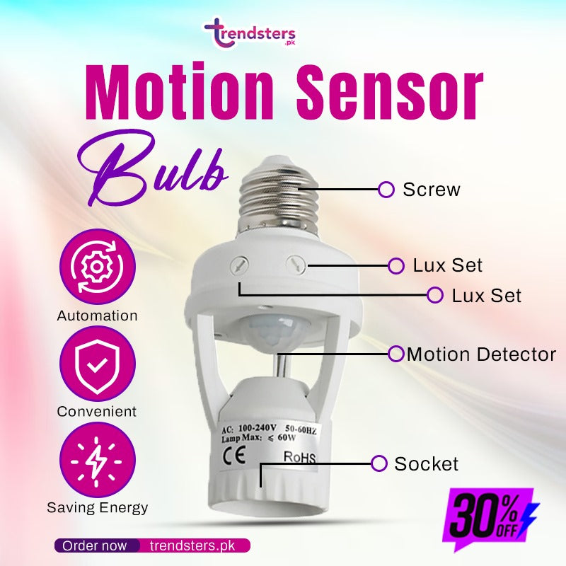 Motion Sensor Bulb Holder
