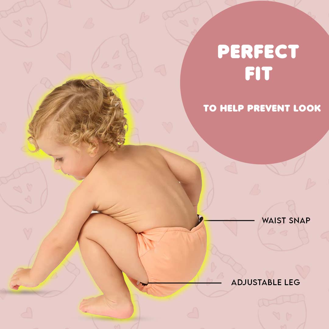 Kids' Free Size Reusable Diaper + Insert (0-36 months)