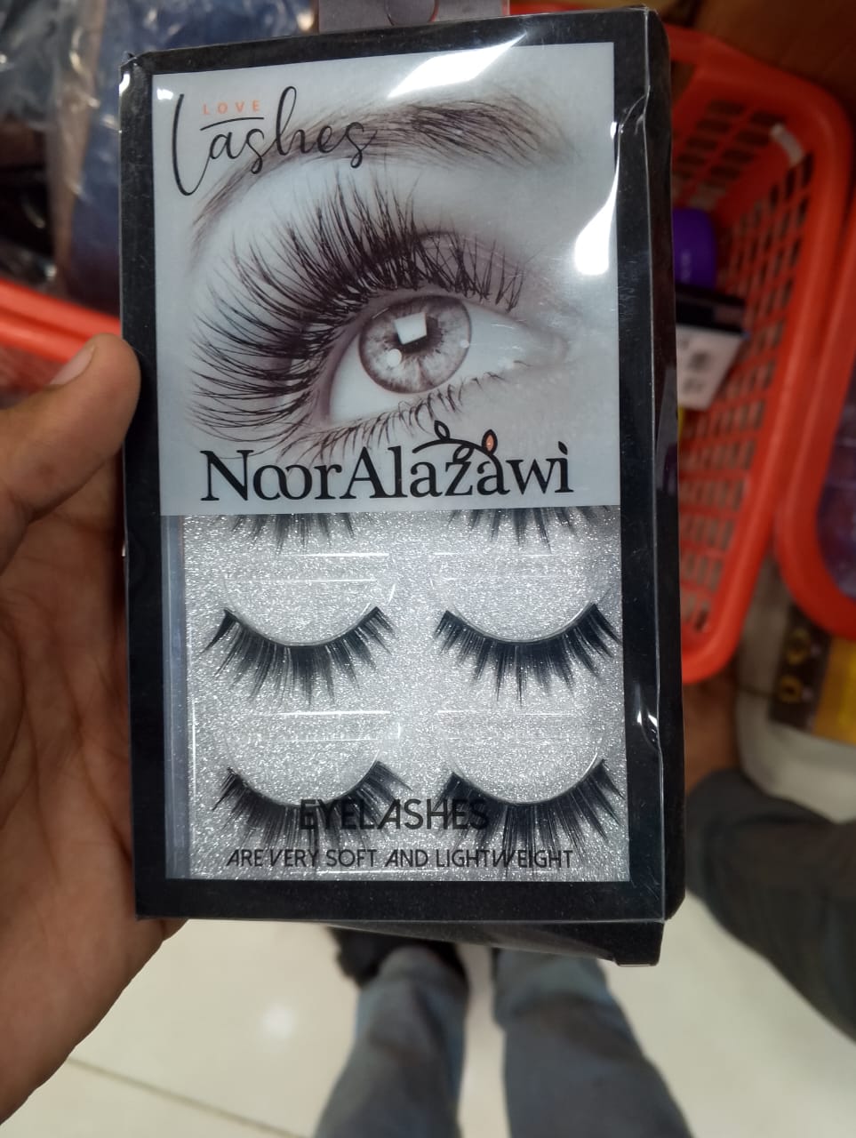 Beautiful fake eyelashes