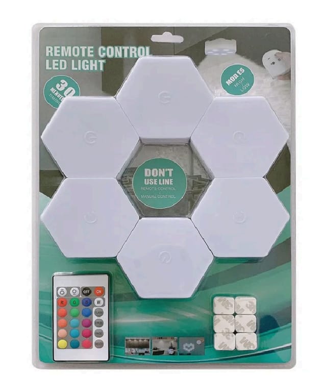 Hexagon Sensor touch Lamp