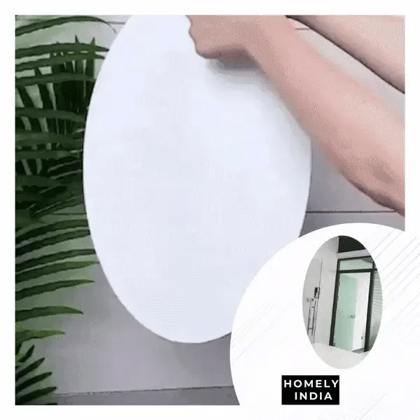 Mirror Wall Sticker Oval Shape