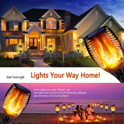 Sunfire Solar Torch Lamp Garden