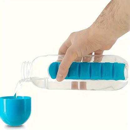 Daily Pill Box Organizer Bottle