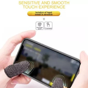Pack of 2 PUBG Thumbs Gloves for playing Games Breathable Mobile Finger Sleeve
