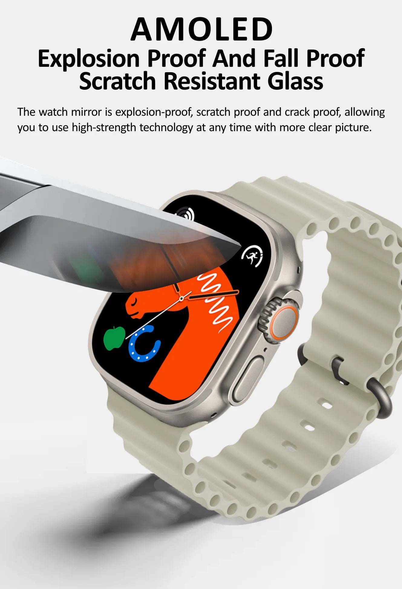 HK8 Pro Max Series 8 Smart Watch Amoled Screen