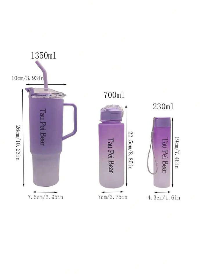 3pcs gradient bottle