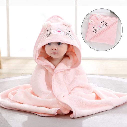 Kids Hooded Bath Soft Towel