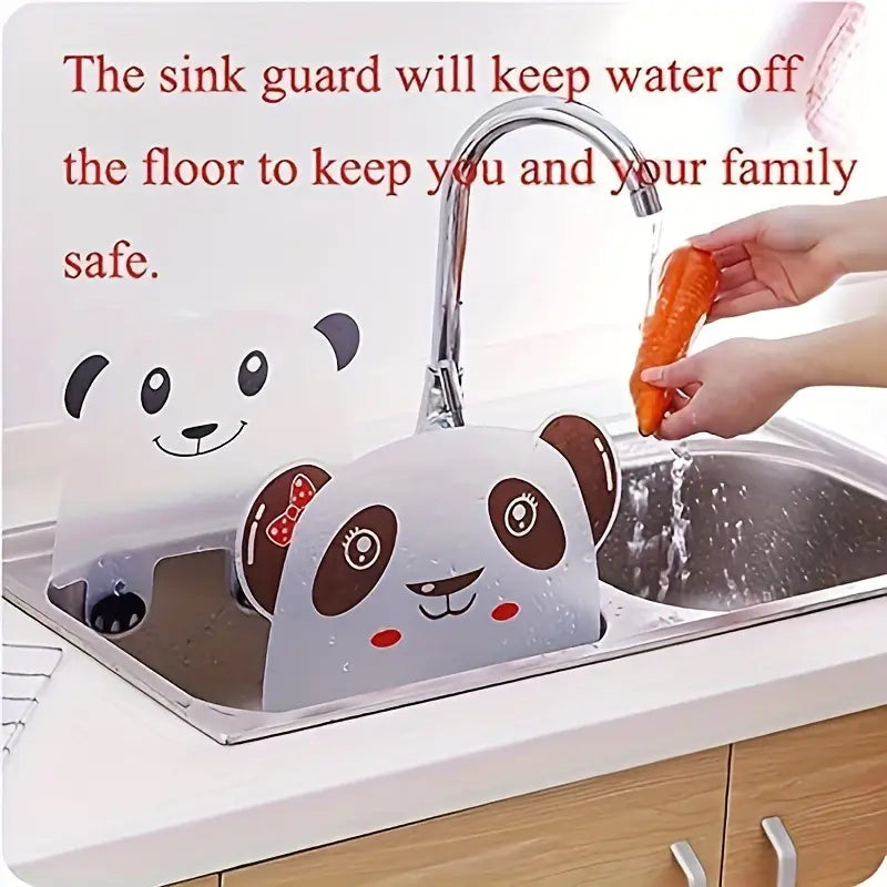 Panda Kitchen Water Splash Guard