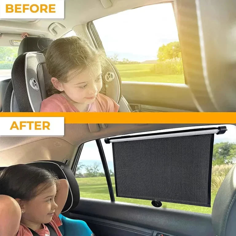 Retractable Window Sunshade