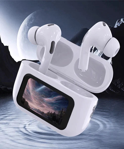 Smart Touch Screen Earpods Pro with Noise Cenca ANC / ENC  (Extreem Quality)