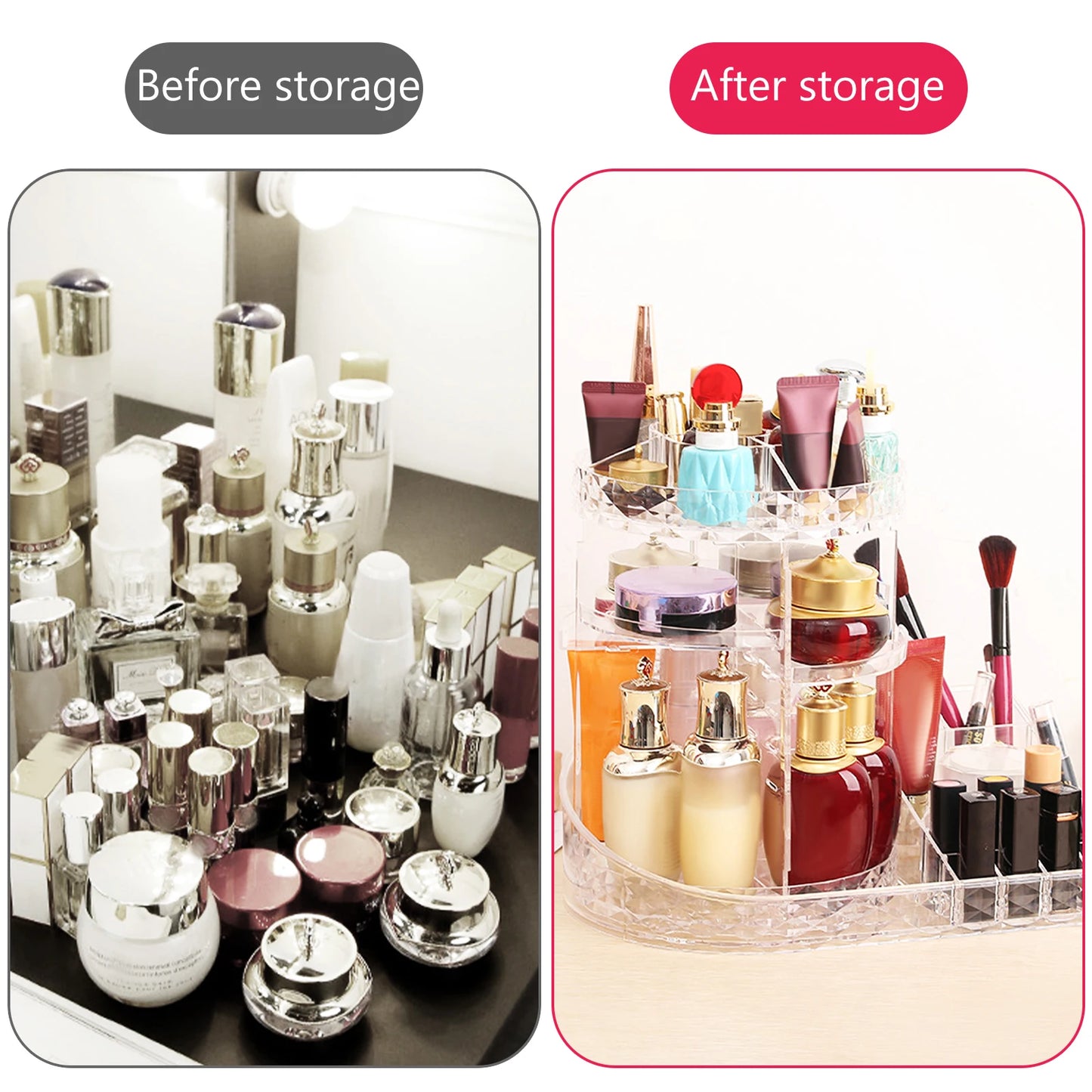 2in1 360° Cosmetic Organizer