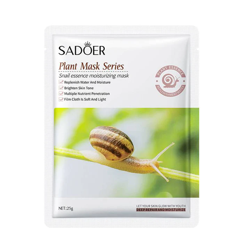 Snail Essence Moisturizing Face Sheet Mask SADOER