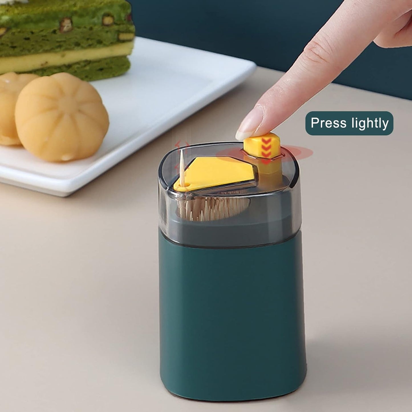 Push-type automatic toothpick holder