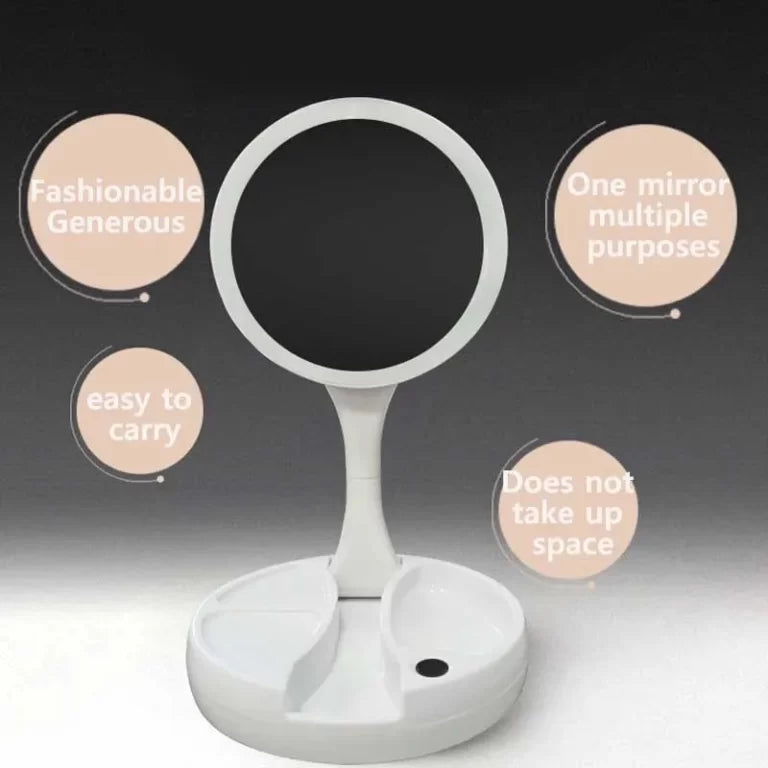 10X Magnifying Women Vanity Mirror