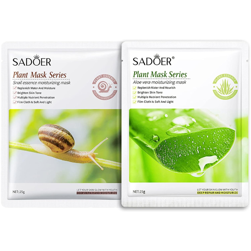 Snail Essence Moisturizing Face Sheet Mask SADOER