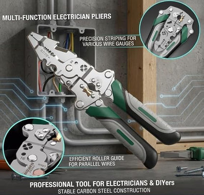 Foldable Wire Stripping Plier