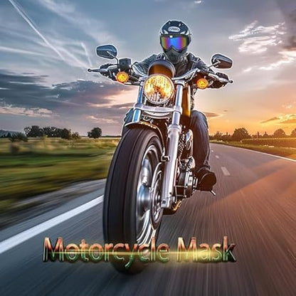 Bike Face Mask Goggles Stylish Design