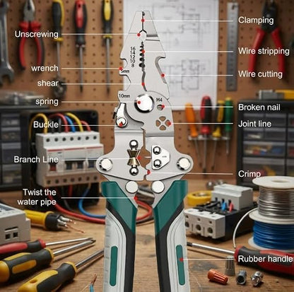 Foldable Wire Stripping Plier