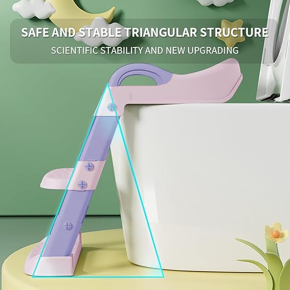 Kid Toilet Trainer Ladder Potty Seat