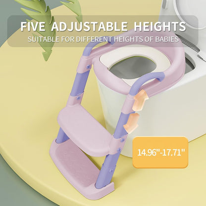 Kid Toilet Trainer Ladder Potty Seat